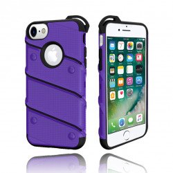 iPhone 7 Shockproof Hybrid Case (Purple)